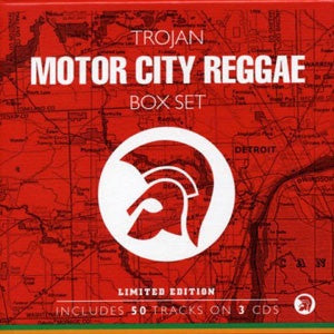 TROJAN MOTOR CITY REGGAE BOX SET- VARIOUS ARTISTS 3CD VG+