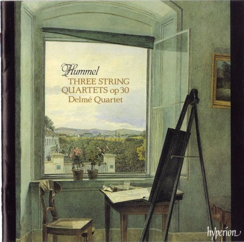 HUMMEL- THREE STRING QUARTETS OP.30 DELME QUARTET CD VG+