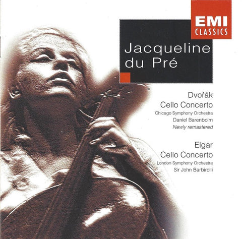 DU PRE JACQUELINE- DVORAK AND ELGAR CELLO CONCERTOS CD VG