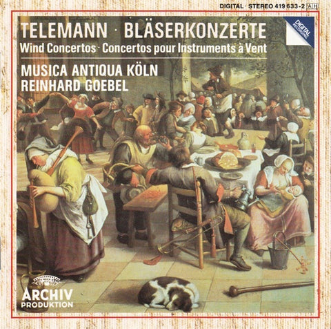 TELEMANN- WIND CONCERTOS CD NM