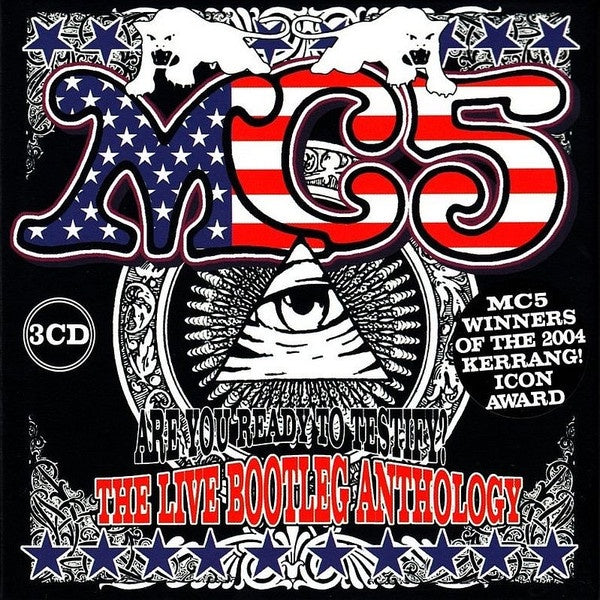 MC5- ARE YOU READY TO TESTIFY? LIVE ANTHOLOGY 3CD VG