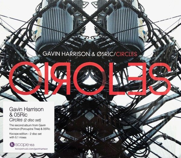 HARRISON GAVIN & 05RIC-CIRCLES CD + DVD VG+