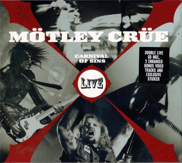 MOTLEY CRUE-CARNIVAL OF SINS LIVE 2CD NM