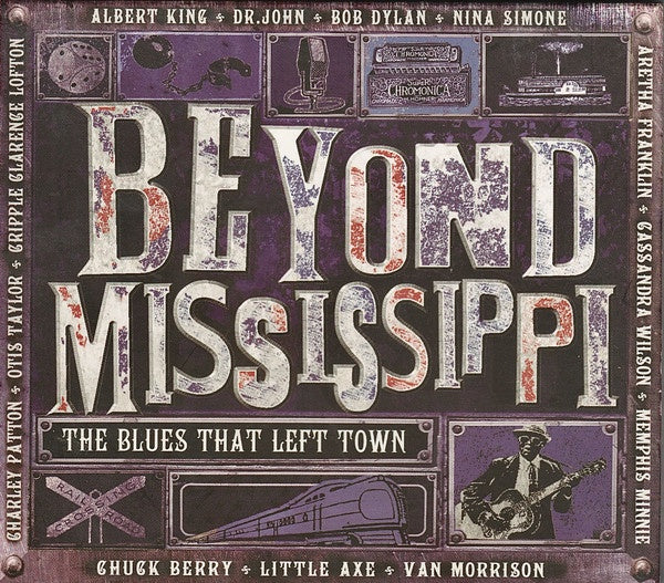 BEYOND MISSISSIPPI- VARIOUS ARTISTS 2CD VG+
