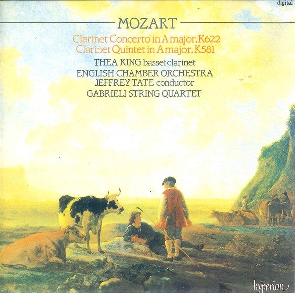 MOZART- CLARINET CONCERTO K622 AND CLARINET QUINTET  K581 CD VG