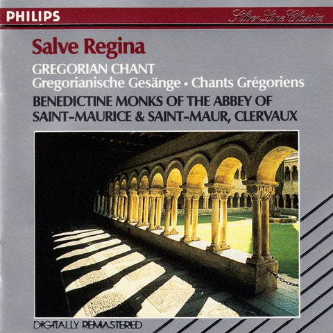 SALVE REGINA- GREGORIAN CHANT CD VG+