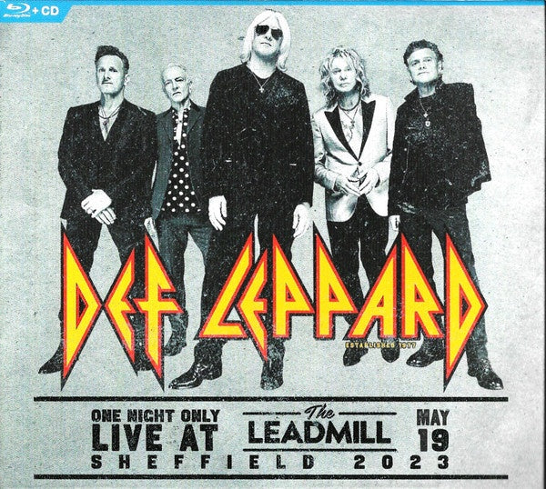 DEF LEPPARD- ONE NIGHT ONLY LIVE 2023 CD/BLURAY NM