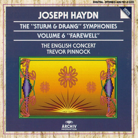 HAYDN- STURM AND DRANG SYMPHONIES VOL 6 FAREWELL PINNOCK CD VG