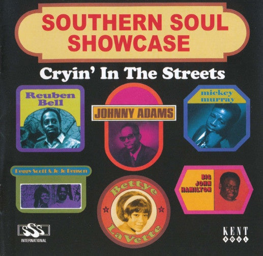 SOUTHERN SOUL SHOWCASE CRYIN IN THE STREETS- VARIOUS ARTISTS CD VG+