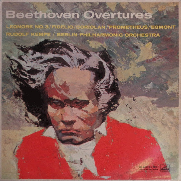 BEETHOVEN OVERTURES LP NM COVER VG+