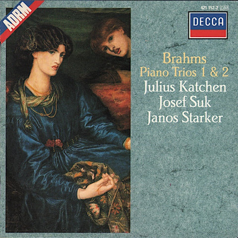 BRAHMS- PIANO TRIOS OP 8 AND 87 CD VG