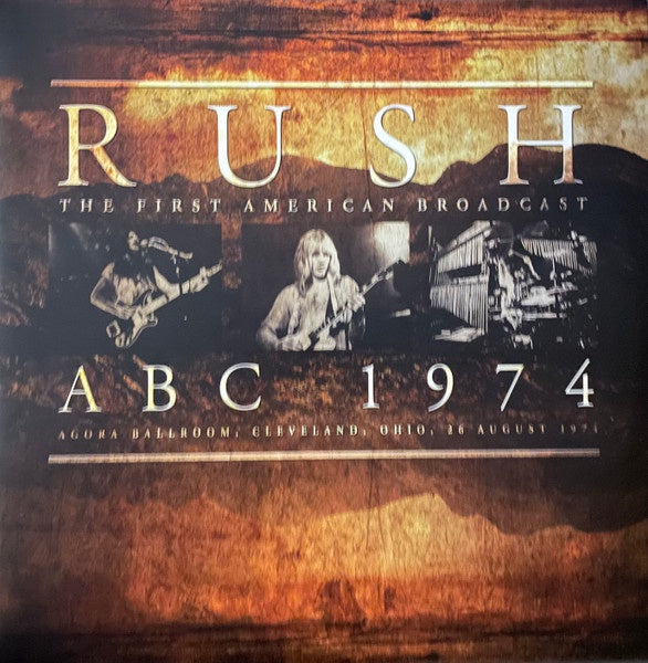 RUSH-THE FIRST AMERICAN BROADCAST 1974 2LP EX COVER VG+