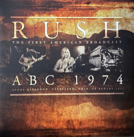 RUSH-THE FIRST AMERICAN BROADCAST 1974 2LP EX COVER VG+