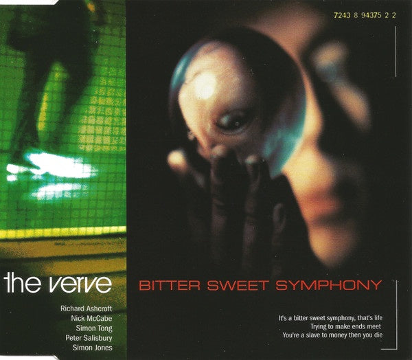 VERVE THE- BITTER SWEET SYMPHONY CD SINGLE VG