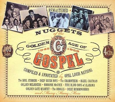 NUGGETS OF THE GOLDEN AGE OF GOSPEL 1945-58- VARIOUS ARTISTS 4CD VG+
