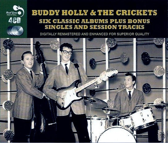 HOLLY BUDDY AND THE CRICKETS- SIX CLASSIC ALBUMS PLUS- 4CD VG