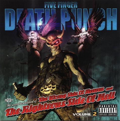 FIVE FINGER DEATH PUNCH-THE WRONG SIDE OF HEAVEN & THE RIGHTEOUS SIDE OF HELL VOL 2 CD *NEW*