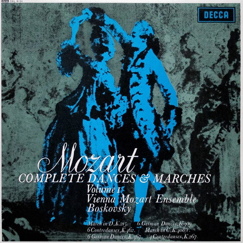 MOZART- COMPLETE DANCES AND MARCHES VOL 1 LP VG COVER VG