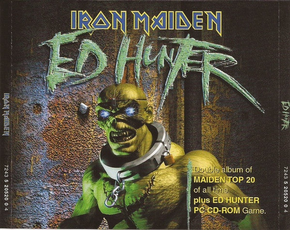 IRON MAIDEN- ED HUNTER 2CD AND PC GAME NM