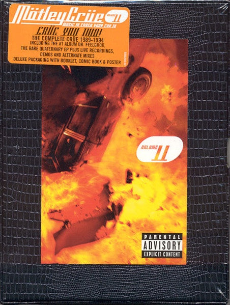 MOTLEY CRUE-MUSIC TO CRASH YOUR CAR TO VOLUME TWO 4CD VG+