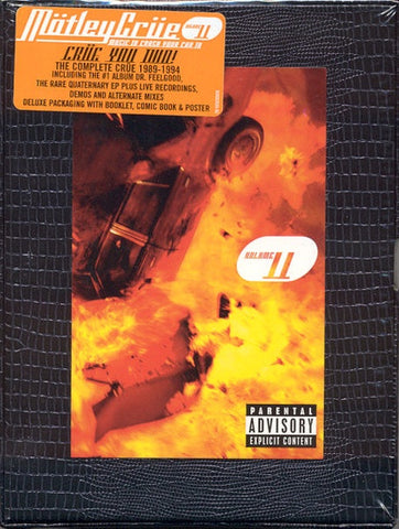 MOTLEY CRUE-MUSIC TO CRASH YOUR CAR TO VOLUME TWO 4CD VG+