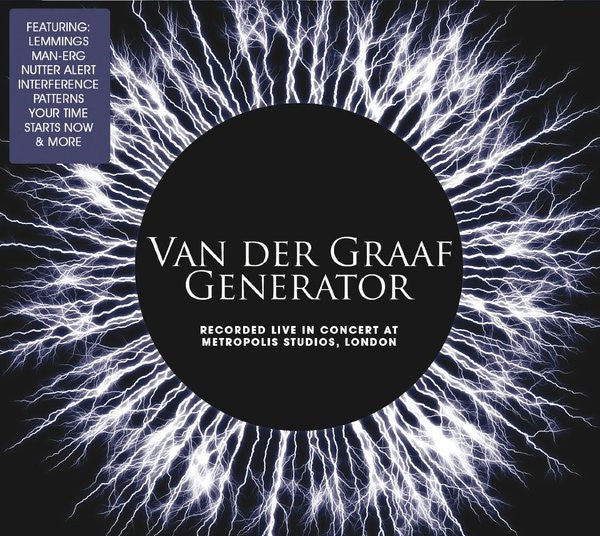 VAN DER GRAAF GENERATOR-RECORDED LIVE IN CONCERT AT METROPOLIS STUDIOS, LONDON 2LP NM COVER EX