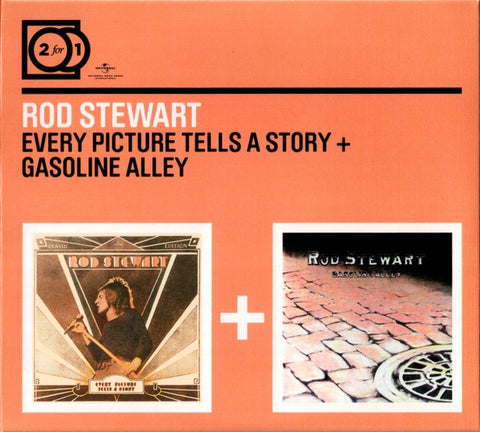 STEWART ROD-EVERY PICTURE TELLS A STORY/GASOLINE ALLEY 2CD VG+