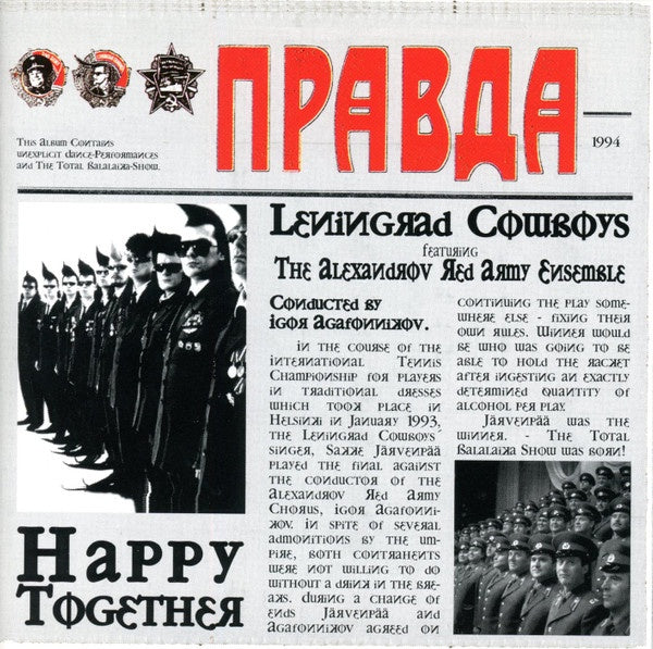LENINGRAD COWBOYS- HAPPY TOGETHER CD VG+
