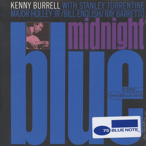 BURRELL KENNY-MIDNIGHT BLUE VINYL LP EX COVER EX