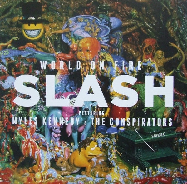 SLASH-WORLD ON FIRE 2LP EX COVER EX