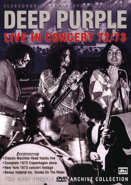 DEEP PURPLE-LIVE IN CONCERT 72/73 DVD NM