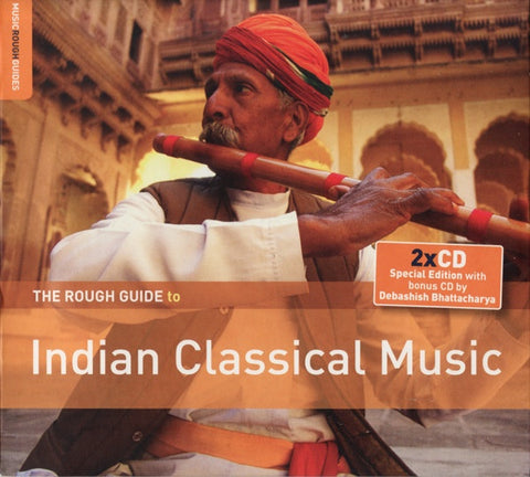 ROUGH GUIDE TO INDIAN CLASSICAL MUSIC- VARIOUS ARTISTS 2CD VG+