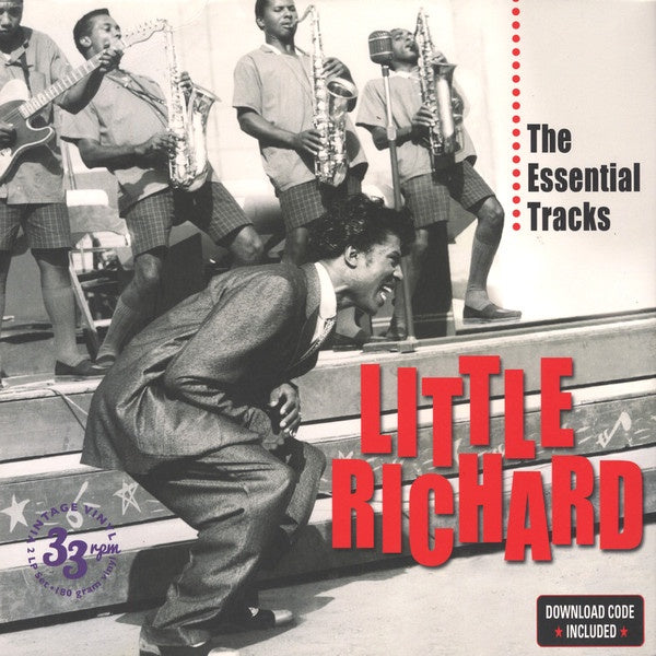 LITTLE RICHARD-THE ESSENTIAL TRACKS 2LP EX COVER VG+