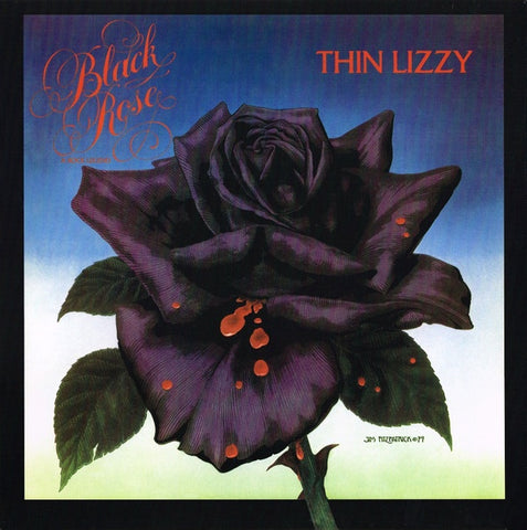 THIN LIZZY-BLACK ROSE LP EX COVER VG+