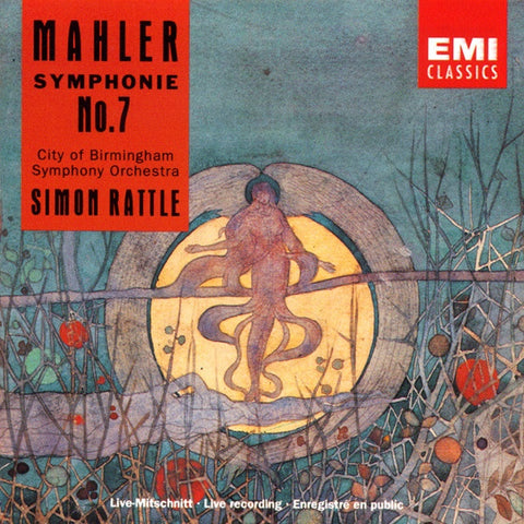 MAHLER- SYMPHONY NO7 RATTLE CD VG