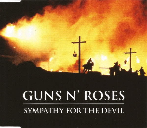 GUNS N ROSES- SYMPATHY FOR THE DEVIL CD SINGLE VG+