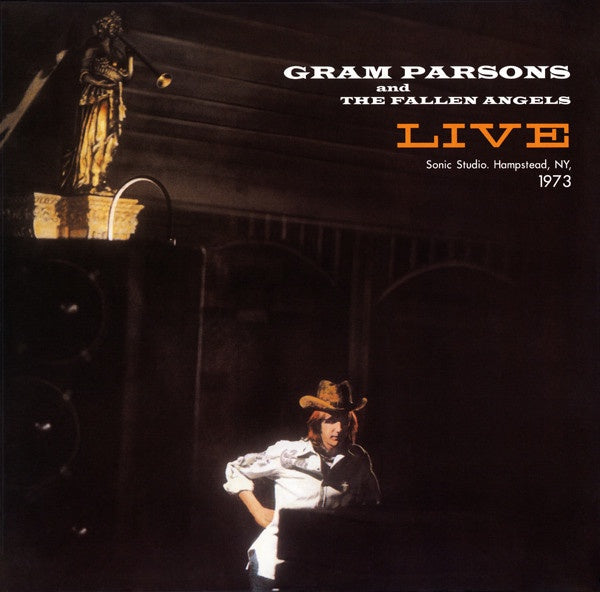 PARSONS GRAM & THE FALLEN ANGELS-LIVE SONIC STUDIO 1973 LP NM COVER VG+