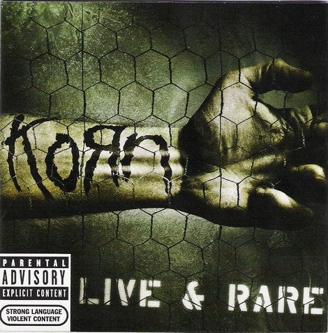 KORN-LIVE AND RARE CD VG