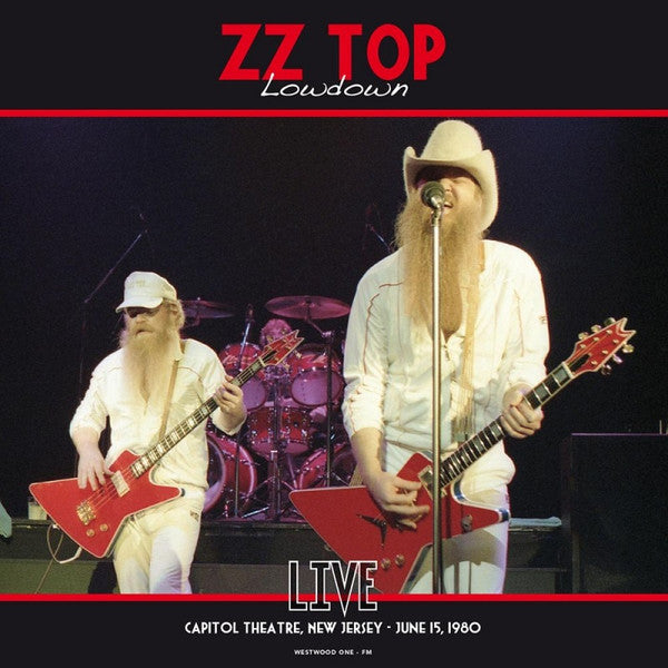 ZZ TOP-LIVE AT CAPITOL THEATRE, NEW JERSEY 1980 LP NM COVER VG+