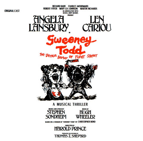 SWEENEY TODD- ORIGINAL BROADWAY CAST RECORDING 2CD VG+
