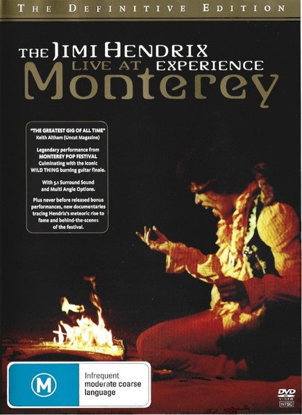 HENDRIX JIMI- LIVE AT MONTEREY DEFINITIVE EDITION DVD VG+