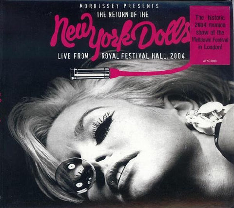 NEW YORK DOLLS- LIVE FROM THE ROYAL FESTIVAL HALL 2004 CD VG