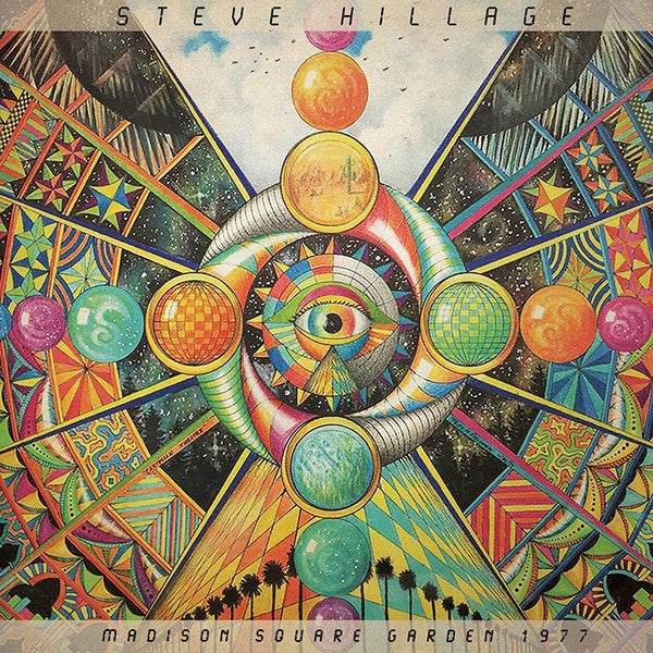 HILLAGE STEVE-MADISON SQUARE GARDEN 1977 ORANGE VINYL LP EX COVER NM