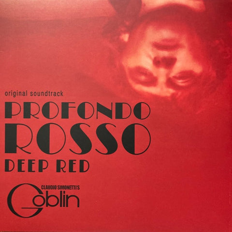 GOBLIN-PROFUNDO ROSSO OST CLEAR RED VINYL LP NM COVER EX