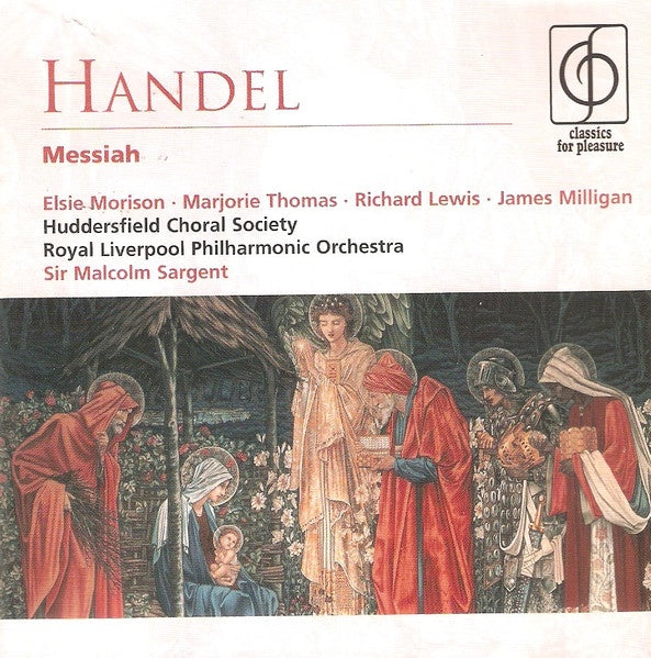 HANDEL- MESSIAH SIR MALCOLM SARGENT 2CD NM