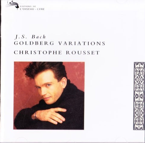BACH- GOLDBERG VARIATIONS ROUSSET CD NM