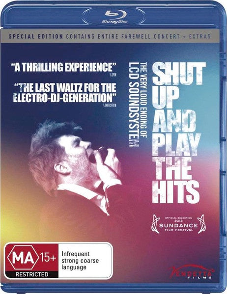 LCD SOUNDSYSTEM - SHUT UP AND PLAY THE HITS - BLURAY NM