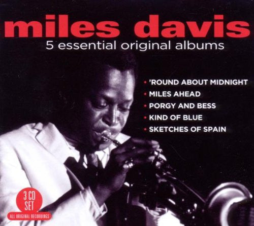 DAVIS MILES- 5 ESSENTIAL ORIGINAL ALBUMS 3CD NM