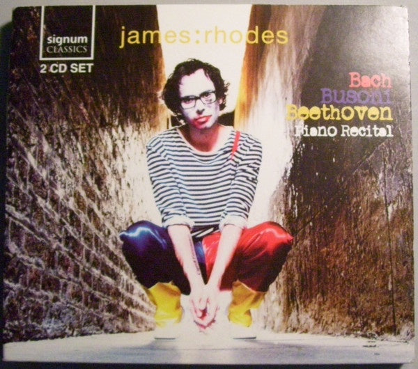 RHODES JAMES- BACH BUSONI BEETHOVEN PIANO RECITAL 2CD VG+