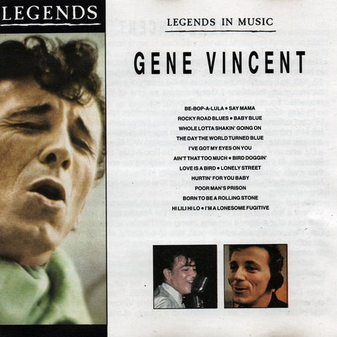 VINCENT GENE-LEGENDS IN MUSIC CD VG+